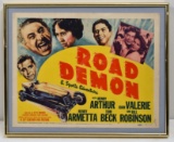 Framed Road Demon Movie Lobby Display Card