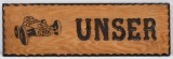 Unser Wood Sign From The Bobby Unser Estate