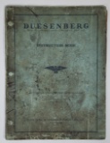 Duesenberg Straight 8 Instruction Book