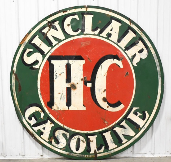 6ft Early DSP Sinclair H-C Gasoline Sign