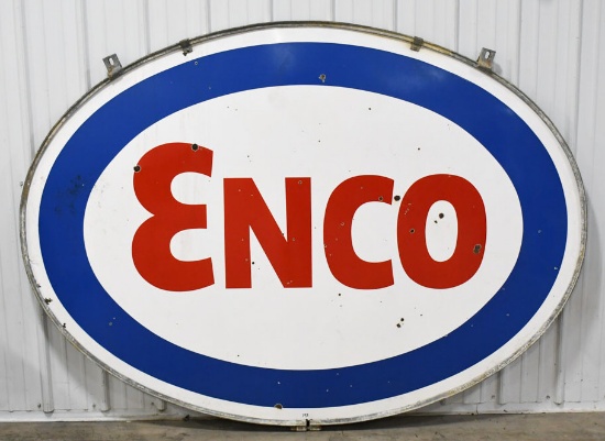 7ft DSP ENCO Service Station Sign w Ring