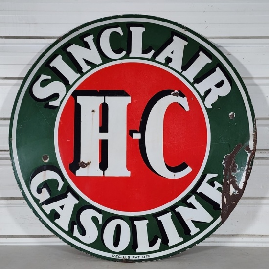 DSP Sinclair H-C Gasoline Sign 48in