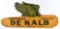 6 Dekalb Winged Ear Of Corn Masonite Adv Sign