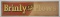 Brinley Plows Embossed Tin Sign