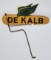 DeKalb Corn Tin Spinner Sign