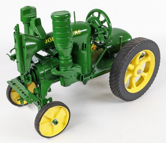 Large Custom Industrial Art John Deere Tractor