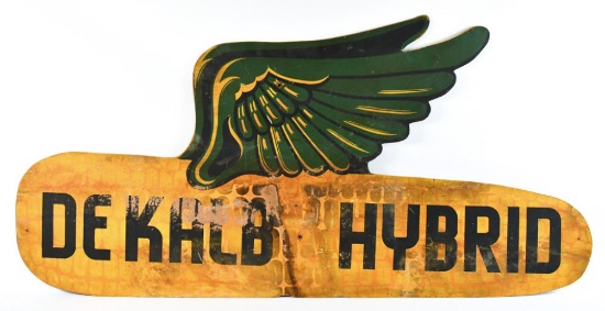 6 Dekalb Winged Ear Of Corn Masonite Adv Sign