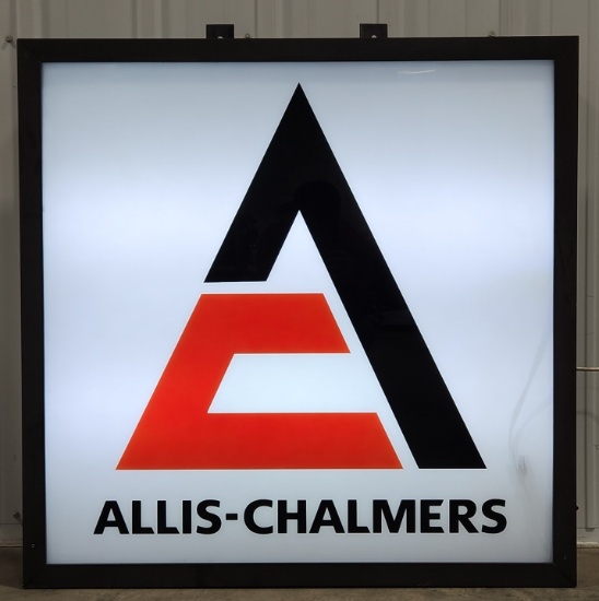 Allis-Chalmers Lighted Dealership Advertising Sign