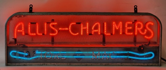 Allis Chalmers Neon Countertop Sign