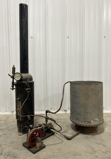 Scale Model Steam Engine with Boiler