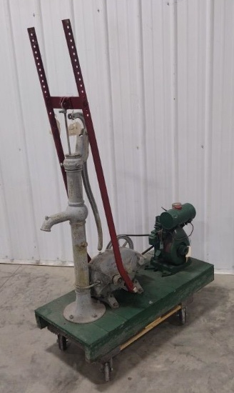 Lauson Engine with Deming Pump and Pump Jack