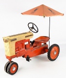 Original Eska Case 800 Pedal Tractor w/ Umbrella