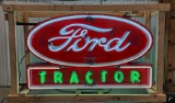 Vintage DSP Ford Tractor Neon Advertising Sign