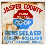SST Jasper County Farm Bureau CO-OP Adv Sign
