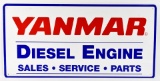 SST Yanmar Diesel Engines Embossed Adv. Sign