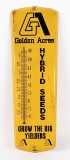 Golden Acres Hybrid Seeds Metal Adv. Thermometer