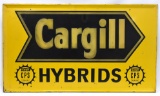 Vintage SST Cargill Hybrids Embossed Adv Sign