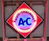 Custom Allis-Chalmers Tin Neon Sign