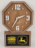 John Deere Plains Power Equipment Dealer Clock