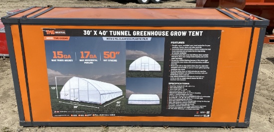 TMG 30'x40' Tunnel Greenhouse Grow Tent