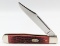 2000 Case XX Millennium Red Bone No Guard Cheetah