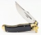 Unmarked Clip Point Leverlock Switchblade Knife