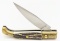 2) Extra Brand Stag Push Button Switchblade Knives