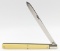 1950-64 Case XX Synth Yellow Melon Tester Knife