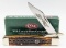 2002 Case XX Dark Amber Barbed Wire Cheetah Knife