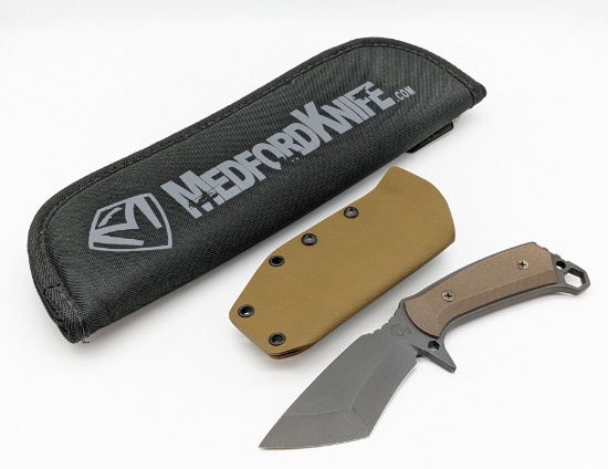 NIB Medford Knife & Tool Large Tanto Fixed Blade