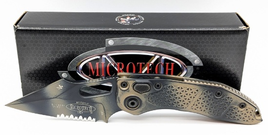NIB Microtech Borka Blades Stitch-A Auto Knife