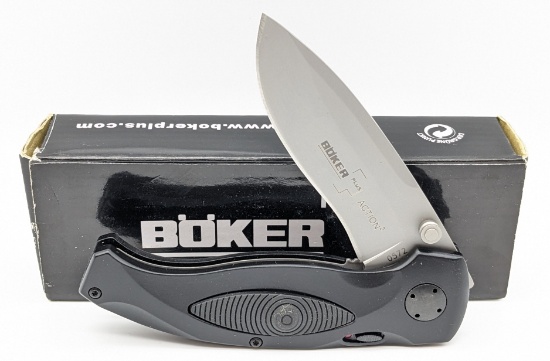NIB Boker Plus Action 2 Combo Auto / Manual Knife