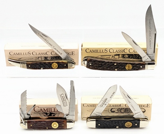 (4) Camillus Classic Cartridge Series Knives