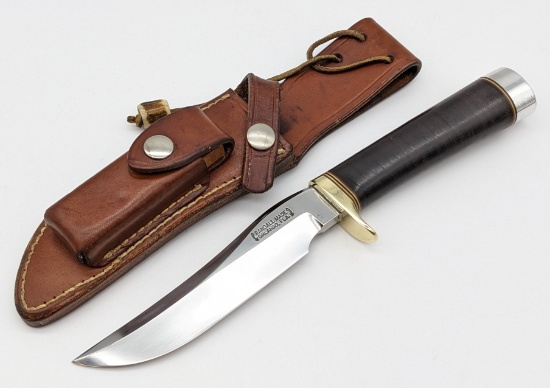 Vtg Randall Model 3 5in Hunter Knife w/ Sheath