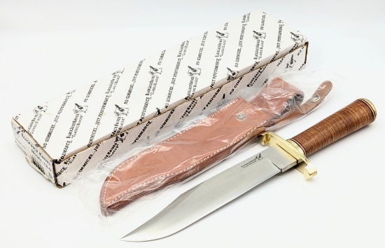 Blackjack Knives Model 12-9 Bowie Knife w/ Sheath