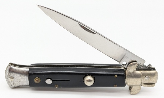 Milano Italian Black Stiletto Switchblade Knife