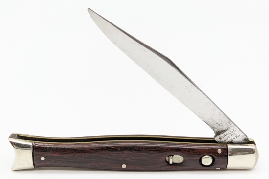 Schrade Walden Cut Co. Fishtail Switchblade Knife