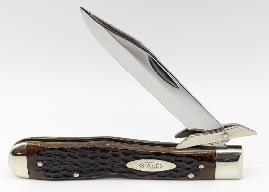 1977 Case XX Jig Bone Cheetah Knife 6111 1/2