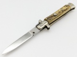 C. Jul Herbertz Stag Switchblade Knife