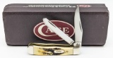 2004 Case XX Bone Stag Tiny Trapper Knife w/ Tin