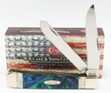 2014 Case XX Blue & White Swirl Kirinite Tarpper