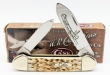 2008 Case XX Burnt Bone Canoe Knife 62131 w/ Box
