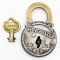 Winchester Six Lever Padlock with Winchester Key