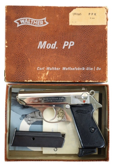 Walther Model PPK 9mm Semi-Auto Pistol w/ Box