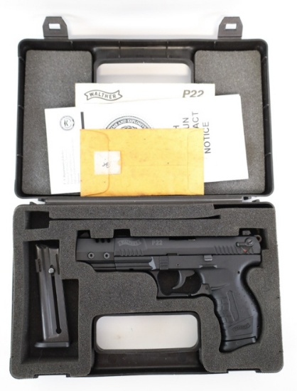 Walther P-22 .22 LR Semi Auto Pistol w/ Case