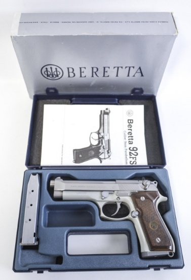 Beretta Model 92FS Semi-Auto 9mm Pistol In Box