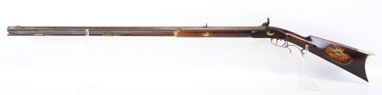 Antique .38 Cal Half Stock Ohio Muzzleloader Rifle