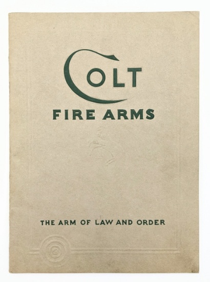 1935 Colt Firearms Revolver & Auto Pistol Catalog