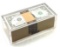 Lucite Encased Stack of Money $1 Uncirculated