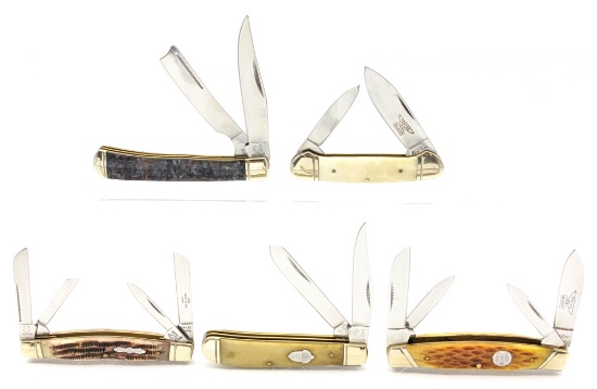 (5) Various Brand & Style Pocket Knives